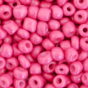 Rocailles 4mm deep pink, 20 gram